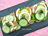 Rejemad : toast danois aux œufs et aux crevettes