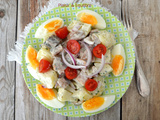 Salade de pommes de terre au hareng fumé