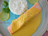 Saumon sauce moutarde curry en moins de 15 minutes