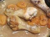 Cuisses de poulet aux abricots secs
