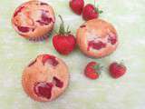 Magdalenas aux fraises