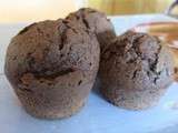 Muffins au chocolat rapé