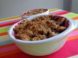 Crumble spéculoos, fruits rouges