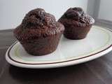 Muffins chocolat, noix