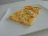 Pizza saumon et mozzarella