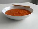 Soupe tomates, carottes et poivrons