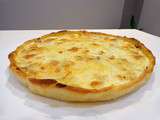 Tarte thon, mozzarella et poireaux