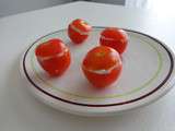 Tomates cerises farcies jambon, fromage