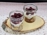 Brioche perdue en bocal et compotée de cerises