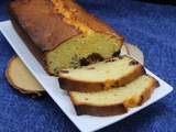 Cake anglais aux cerises confites et citron