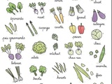 Calendrier des légumes et fruits de saison du mois de juin