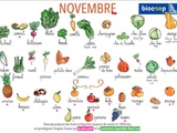 Calendrier des légumes et fruits de saison du mois de novembre