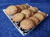Cookies choco-noisettes et grué de cacao