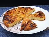 Financier tatin aux pêches