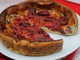 Flan aux quetsches et à la verveine