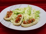 Flans de courgette et son tartare de tomates au basilic