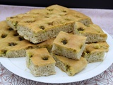 Focaccia moelleuse à l’ail des ours