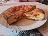 Gâteau basque aux abricots et nectarines