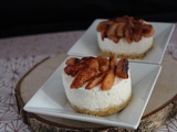 Petits cheese-cakes sans cuisson aux coings