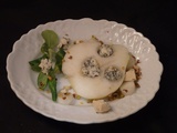 Poire, pistache et fourme d’Ambert