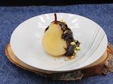 Poires pochées au sirop de Cointreau