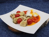 Polenta aux olives et au basilic