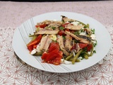 Salade d’haricots verts et sardines à l’huile