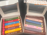 Biscuits crayon – Cadeau maîtresse fin d’année