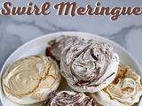 Facile de Meringue Marbrée / Swirl Meringue