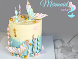 Gâteau d’anniversaire thème sirène