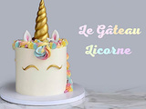 Gâteau Licorne facile sans pâte à sucre
