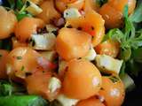 Salade Fraîche Melon - Mozzarella