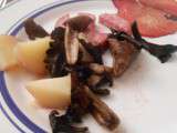 Raclette comtoise aux champignons forestiers