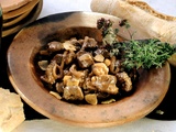 Civet de sanglier aux champignons