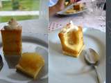 Cube de pomme caramélisé au cœur fondant sur pâte sablée
