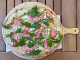 Flammkuchen au saumon
