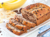 Pain de banane (banana bread) aux pépites de chocolat