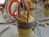 Verrines de prunelles Laurette et carottes en fête