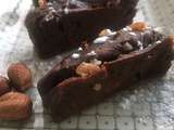 Brownies choco-noisettes à la purée de chataigne