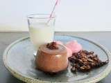 Emulsion Choco-rhubarbe et son Granola croquant (Ig faible, sans lactose)