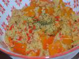 Curry de potirmarron et couscous