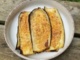 Aubergines gratinées au parmesan