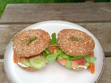 Bagels au saumon fumé