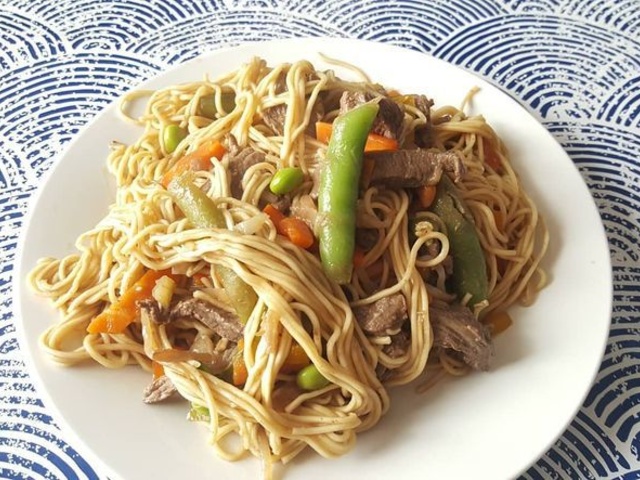 Recettes de Nouilles Chinoises et Bœuf