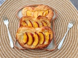 Brioche perdue à la nectarine