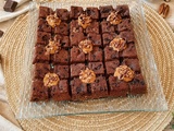Brownies au beurre de cacahuètes pécan
