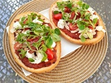 Bruschetta poulet, mozzarella et tomates séchées - Foodista Challenge #125