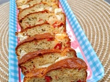 Cake aux poivrons grillés et feta