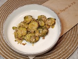 Choux de Bruxelles tapés au parmesan