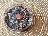 Cœur coulant au chocolat express healthy